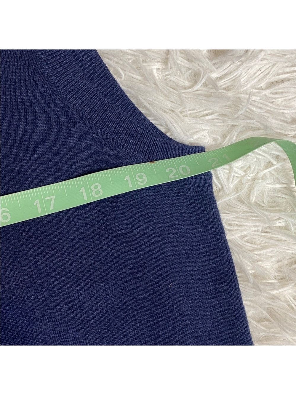 Polo by Ralph Lauren Men's Dark Blue Sweater Vest - Picture 5 of 7